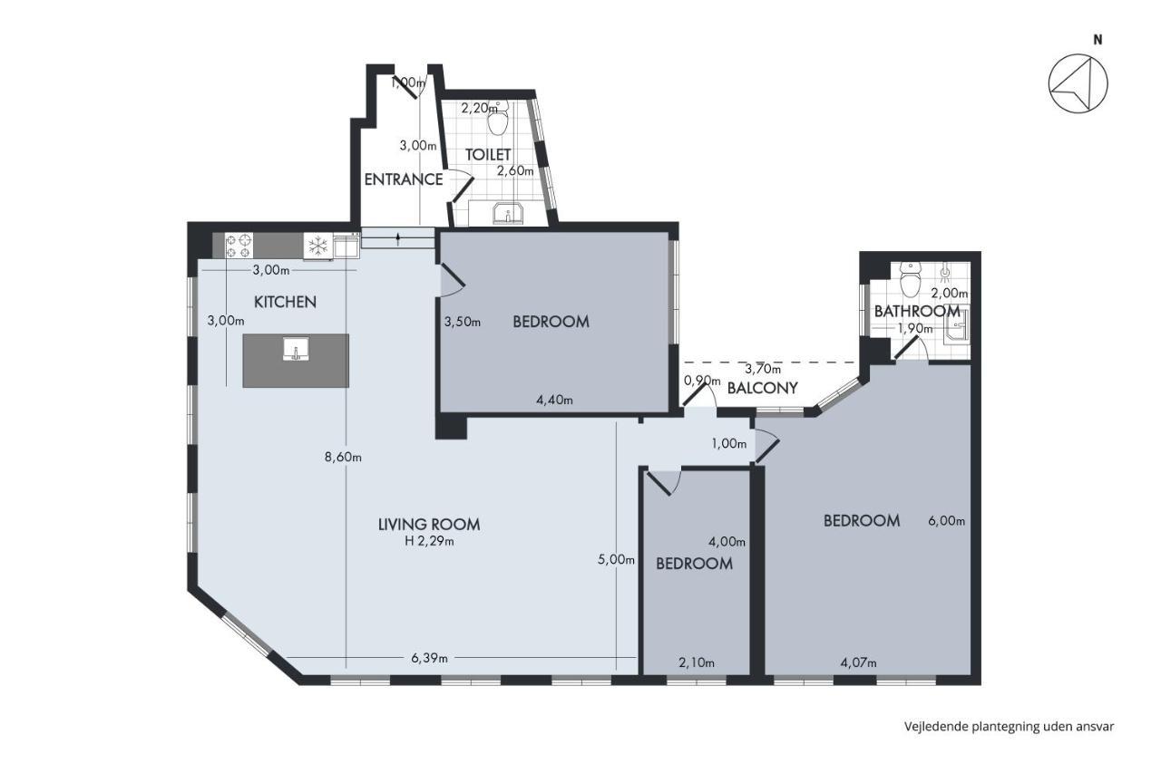 Sanders Regent - Chic Three-Bedroom Apartment Near Central Square Copenhaga Exterior foto